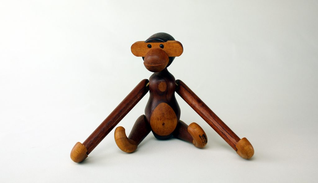 Holz-Affe von Kay Bojesen